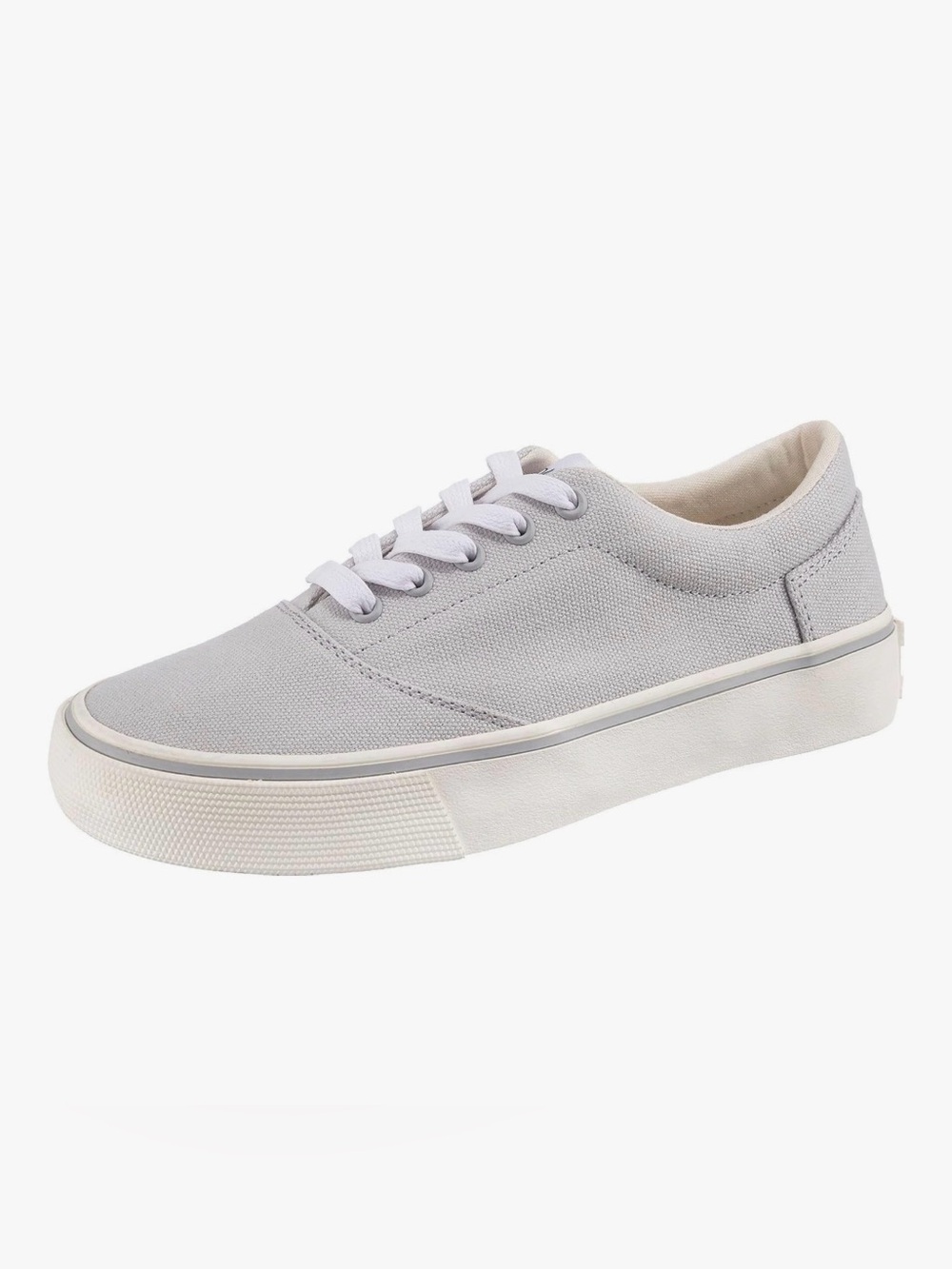Tom’s Fenix Lace-Up Canvas Sneakers Lunar Grey NWT Size 8